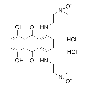 Banoxantrone dihydrochloride (AQ4N dihydrochloride) Chemical Structure