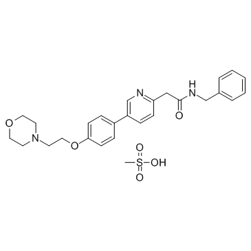 Tirbanibulin Mesylate (KX2-391 (Mesylate)) Chemical Structure
