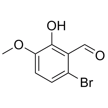 NSC95682 (6-Bromo-2-hydroxy-3-methoxybenzaldehyde) Chemical Structure
