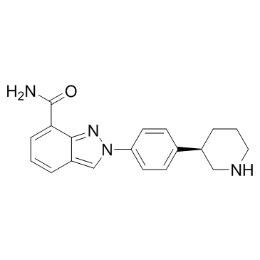 Niraparib R-enantiomer (MK 4827 (R-enantiomer)) Chemical Structure