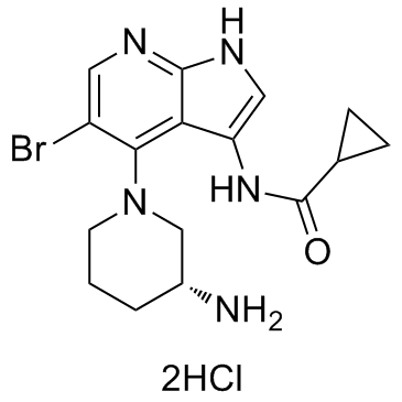 GDC-0575 dihydrochloride (ARRY-575 dihydrochloride) Chemical Structure