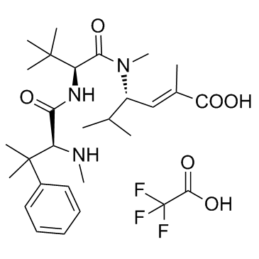 Taltobulin trifluoroacetate (HTI-286 trifluoroacetate) Chemical Structure