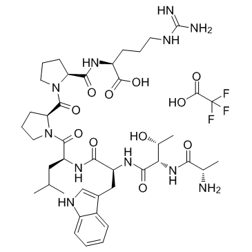 ATWLPPR Peptide TFA Chemical Structure