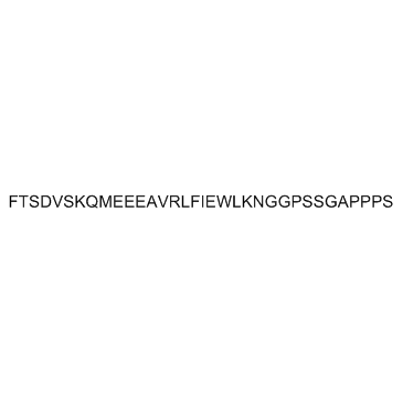 FTSDVSKQMEEEAVRLFIEWLKNGGPSSGAPPPS Chemical Structure