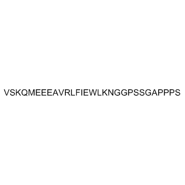 VSKQMEEEAVRLFIEWLKNGGPSSGAPPPS Chemical Structure