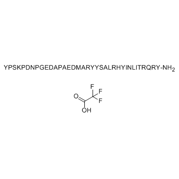 Neuropeptide Y (29-64), amide, human TFA Chemical Structure