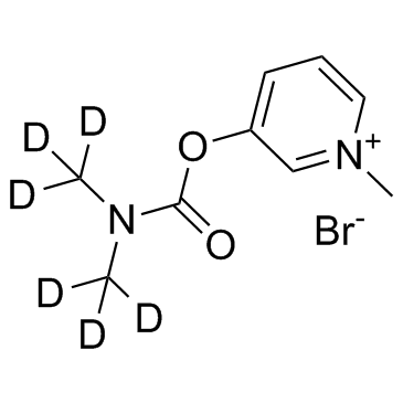 Pyridostigmine D6 bromide Chemical Structure