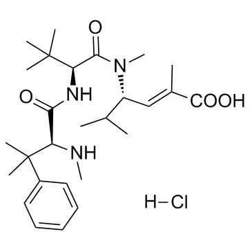Taltobulin hydrochloride (HTI-286 hydrochloride) Chemical Structure