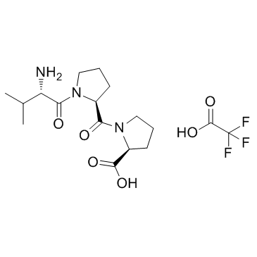 H-Val-Pro-Pro-OH TFA Chemical Structure