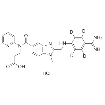 Dabigatran D4 hydrochloride (BIBR-953 D4 hydrochloride) Chemical Structure