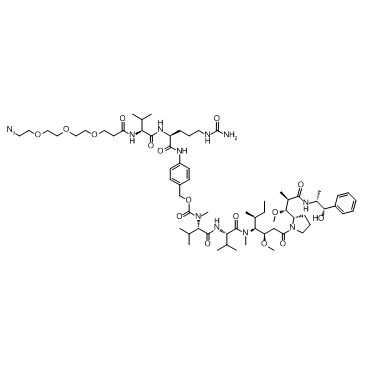 N3-PEG3-vc-PAB-MMAE Chemical Structure
