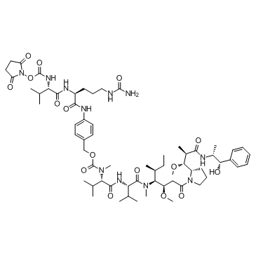 SuO-Val-Cit-PAB-MMAE Chemical Structure