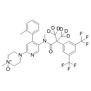 Netupitant N-oxide D6 Chemical Structure