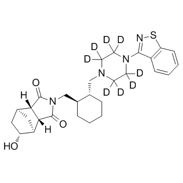 Lurasidone Metabolite 14283 D8 Chemical Structure