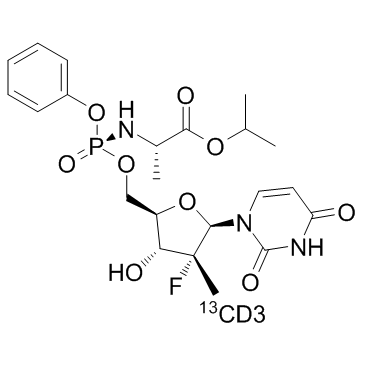Sofosbuvir 13CD3 (PSI-7977 13CD3) Chemical Structure