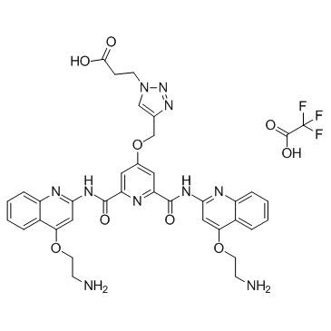 Carboxy pyridostatin trifluoroacetate salt Chemical Structure