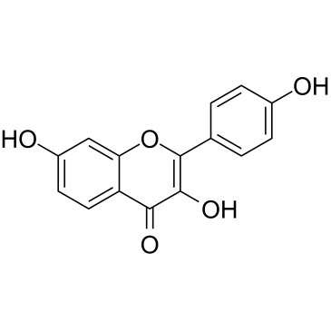 3,7,4'-Trihydroxyflavone Chemical Structure