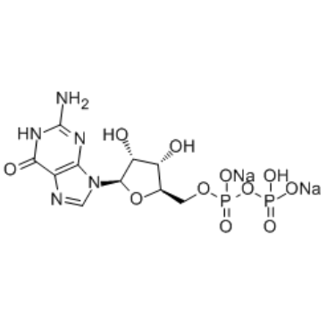Guanosine 5'-diphosphate disodium salt Chemical Structure