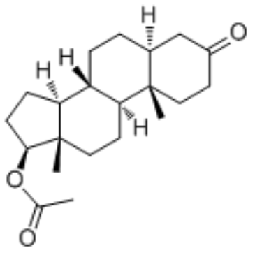 Androstanolone acetate Chemical Structure