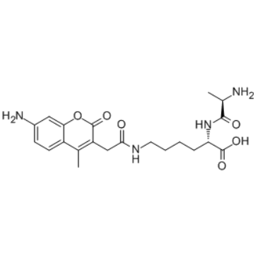 D-Ala-Lys-AMCA Chemical Structure