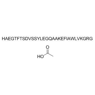 GLP-1(7-37) acetate Chemical Structure