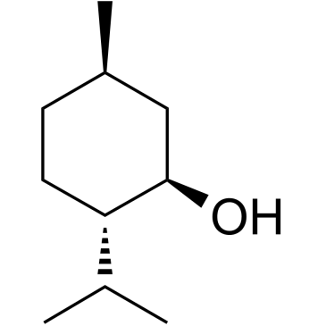 (-)-Menthol Chemical Structure