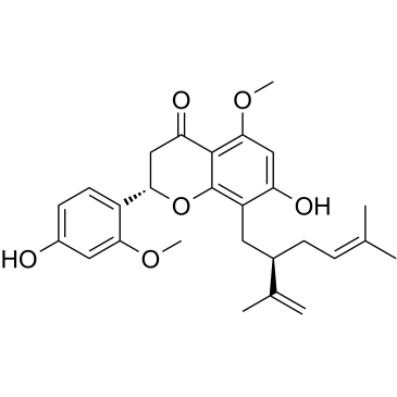 (2S)-2'-Methoxykurarinone Chemical Structure