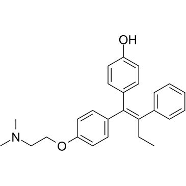 (E)-4-Hydroxytamoxifen Chemical Structure