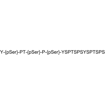 [pSer2, pSer5, pSer7]-CTD Chemical Structure