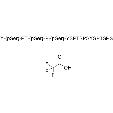 [pSer2, pSer5, pSer7]-CTD TFA Chemical Structure