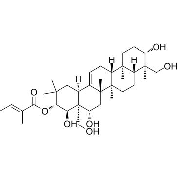 21-O-Tigloylgymnemagenin Chemical Structure