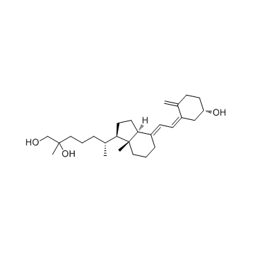 25,26-Dihydroxyvitamin D3 Chemical Structure