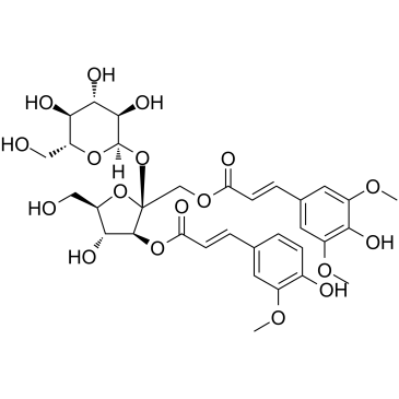 3-Feruloyl-1-Sinapoyl sucrose Chemical Structure