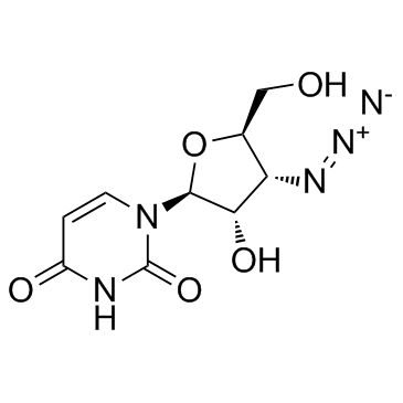 3'-Azido-3'-deoxy-beta-L-uridine Chemical Structure