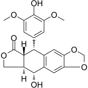 4'-Demethylpodophyllotoxin Chemical Structure