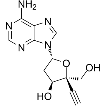 4'-Ethynyl-2'-deoxyadenosine Chemical Structure