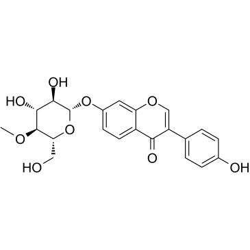 4''-methyloxy-Daidzin Chemical Structure