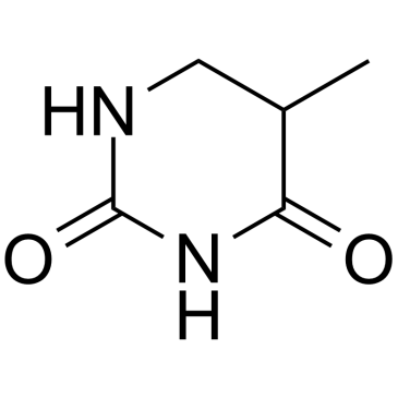 5,6-Dihydro-5-methyluracil Chemical Structure