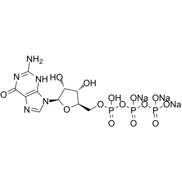 5'-GTP trisodium salt Chemical Structure