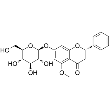 5-MethoxyPinocembroside Chemical Structure