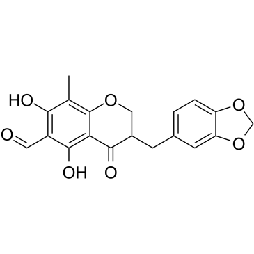 6-Formyl-isoophiopogonanone A Chemical Structure