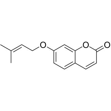 7-Prenyloxycoumarin Chemical Structure