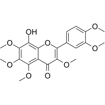 8-Hydroxy-3,5,6,7,3',4'-hexamethoxyflavone Chemical Structure