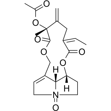 Acetylseneciphylline N-oxide Chemical Structure