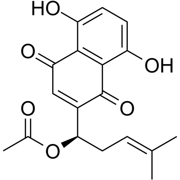 Acetylshikonin Chemical Structure