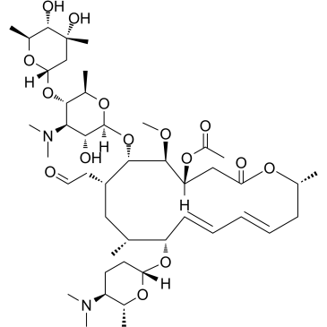 Acetylspiramycin Chemical Structure