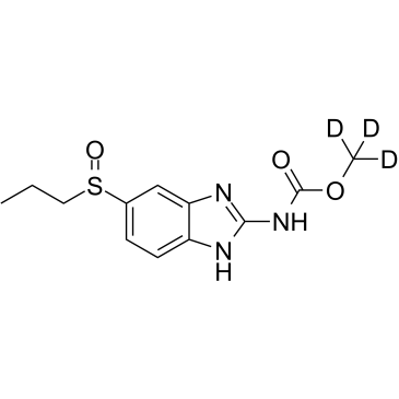 Albendazole sulfoxide D3 Chemical Structure