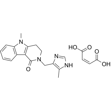Alosetron ((Z)-2-butenedioate) Chemical Structure