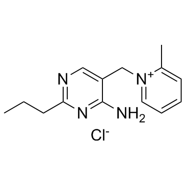 Amprolium Chemical Structure