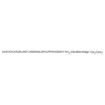 Amylin, amide, rat Chemical Structure